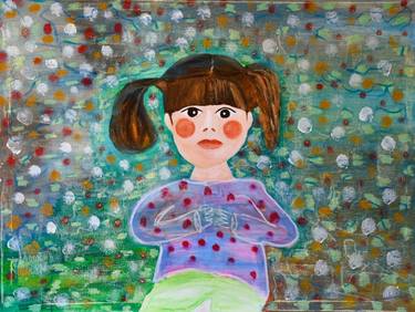 Original Portraiture Children Paintings by Eva Nemcova