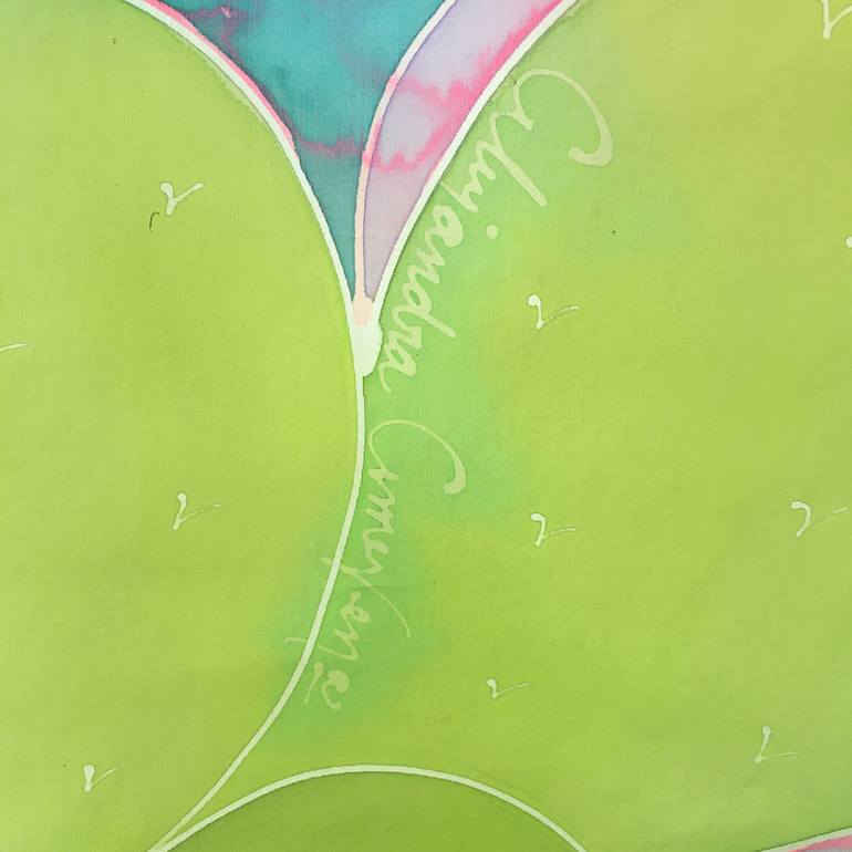 Original Figurative Patterns Painting by Alejandra Amerena