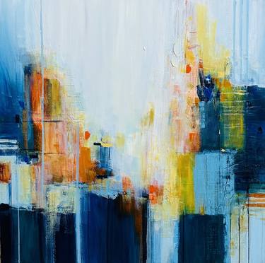 Original Abstract Expressionism Abstract Paintings by Maryam Ebrahimi