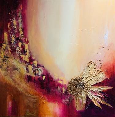 Original Abstract Floral Paintings by Maryam Ebrahimi