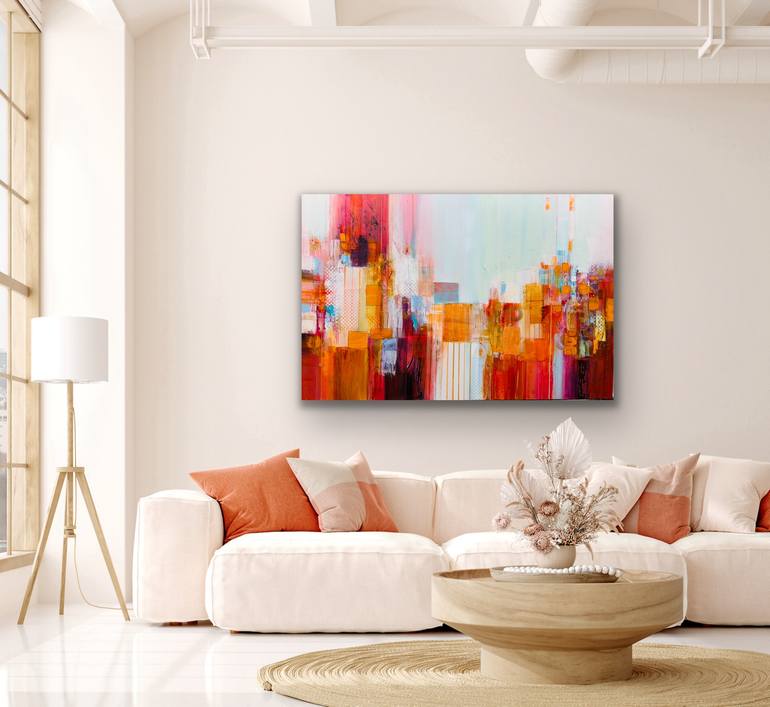 Original Contemporary Abstract Painting by Maryam Ebrahimi