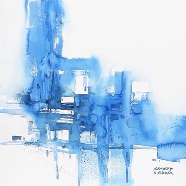 Print of Abstract Architecture Paintings by Sandeep Khedkar