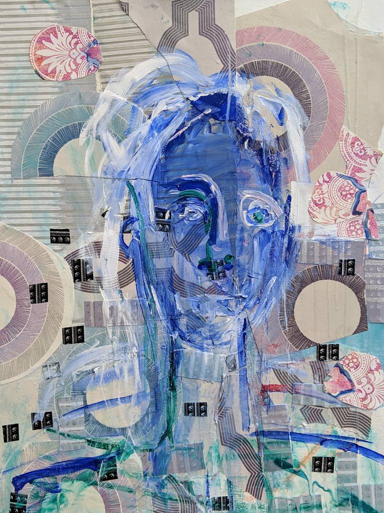 Original Expressionism Abstract Mixed Media by Anna Clarke