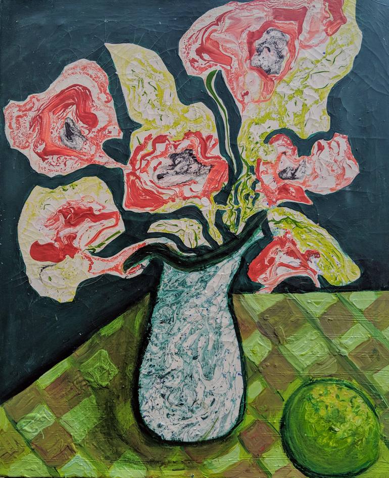 Original Expressionism Abstract Mixed Media by Anna Clarke