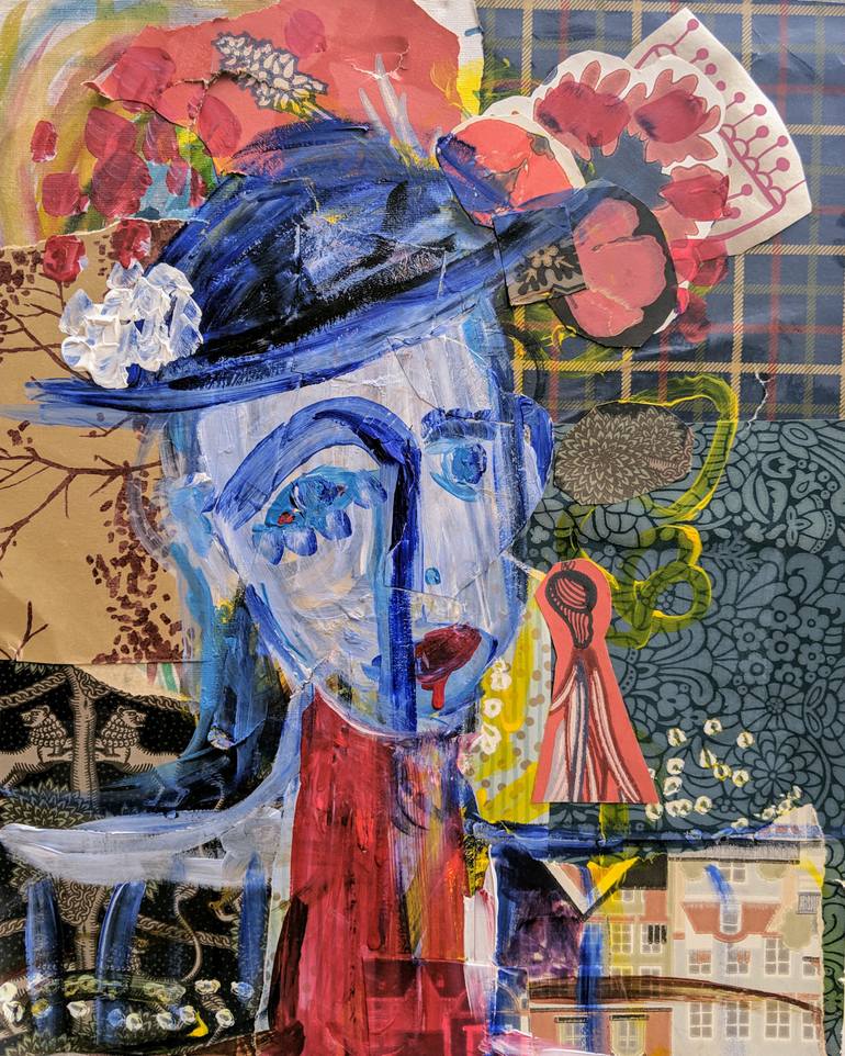 Original Expressionism Abstract Mixed Media by Anna Clarke