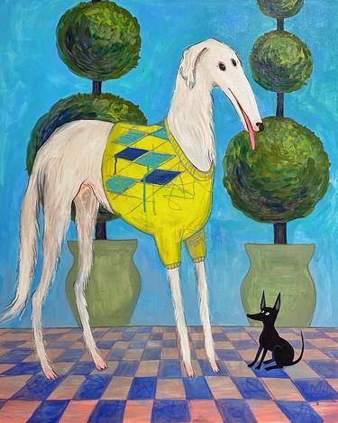 Original Dogs Paintings by Sofiia Bortnikova