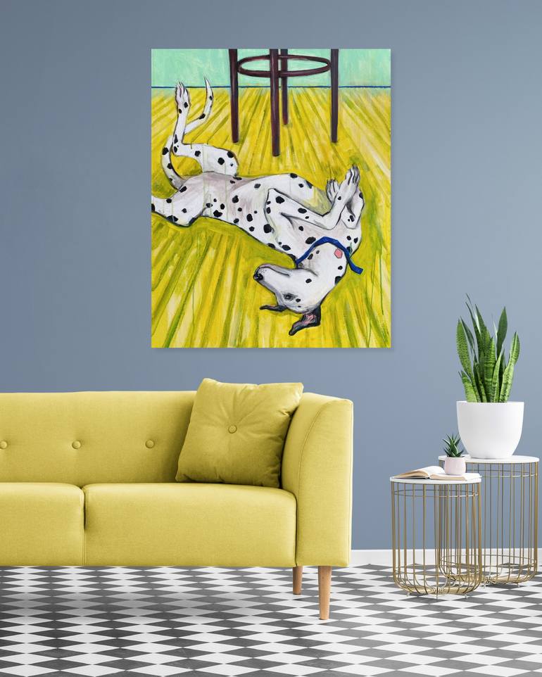 Original Figurative Animal Painting by Sofiia Bortnikova