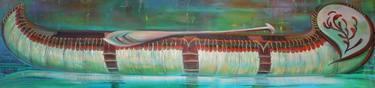 Original Impressionism Boat Paintings by yuksel hassan