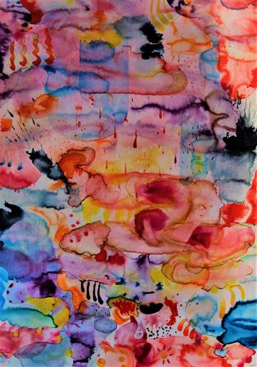 Original Abstract Expressionism Abstract Paintings by Rowen Murphy