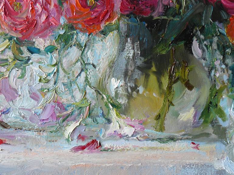 Original Impressionism Still Life Painting by Elena Solomina