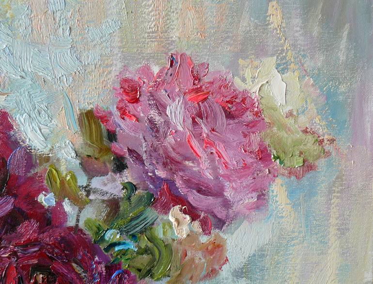 Original Impressionism Still Life Painting by Elena Solomina