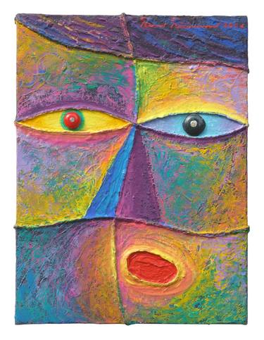 Print of Abstract Portrait Paintings by Opas Chotiphantawanon