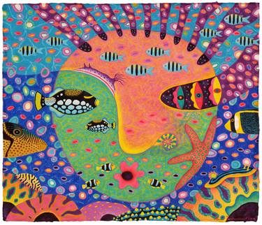 Original Fine Art Fish Paintings by Opas Chotiphantawanon