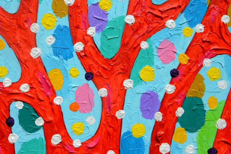 Original Abstract Seascape Painting by Opas Chotiphantawanon