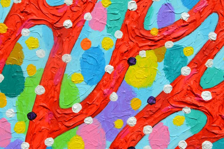 Original Abstract Seascape Painting by Opas Chotiphantawanon