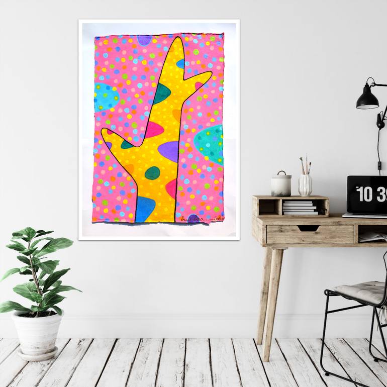 Original Contemporary Abstract Painting by Opas Chotiphantawanon