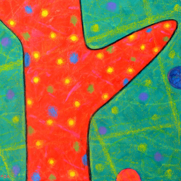 Original Contemporary Abstract Painting by Opas Chotiphantawanon