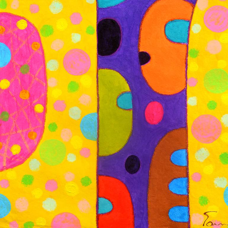 Original Contemporary Abstract Painting by Opas Chotiphantawanon