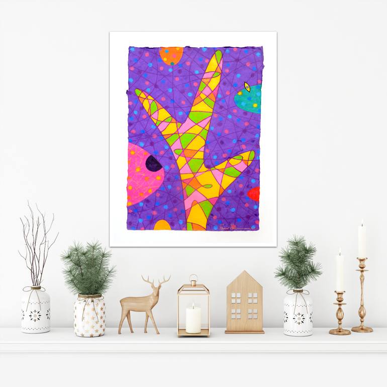 Original Contemporary Abstract Painting by Opas Chotiphantawanon