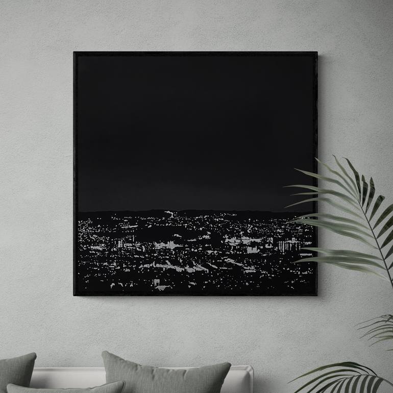 Original Conceptual Landscape Painting by Lukasz Grabski