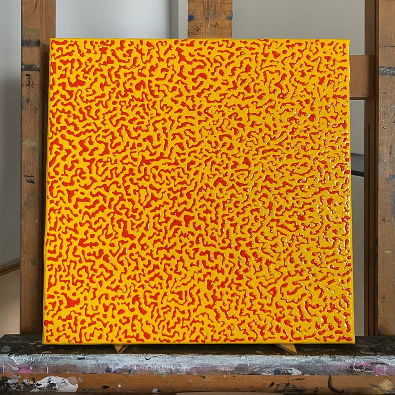 Original Conceptual Abstract Painting by Łukasz Grabski