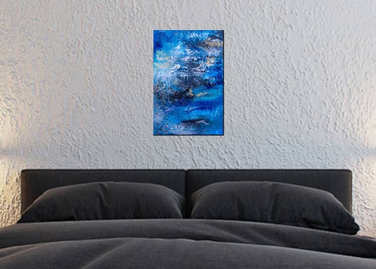 Original Art Deco Abstract Painting by Dinusha Jayawardene
