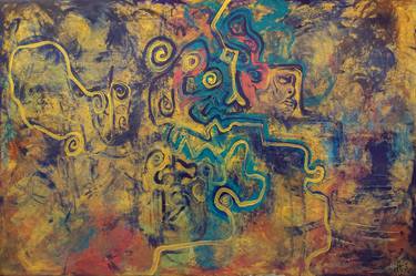 Print of Abstract Paintings by Dinusha Jayawardene