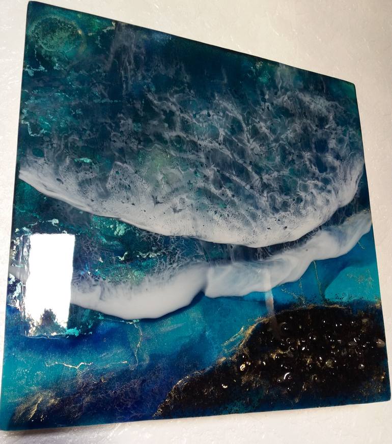 Original Abstract Nature Painting by Mea Simon