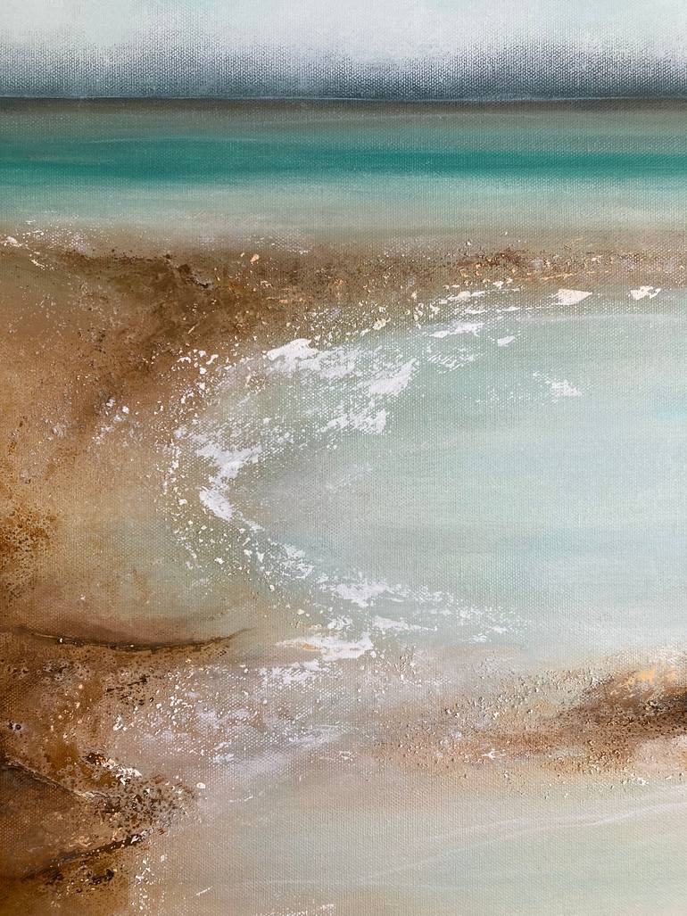 Original Abstract Seascape Painting by Mea Simon