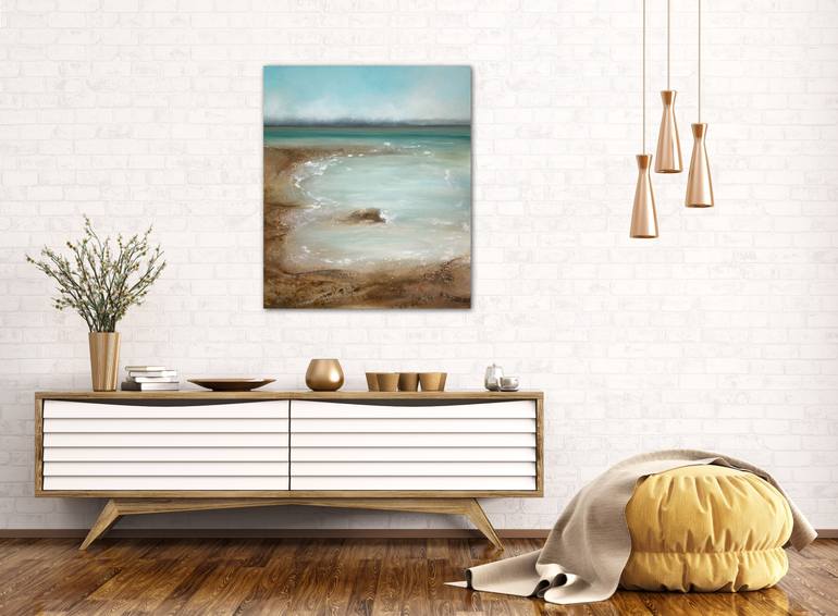Original Abstract Seascape Painting by Mea Simon