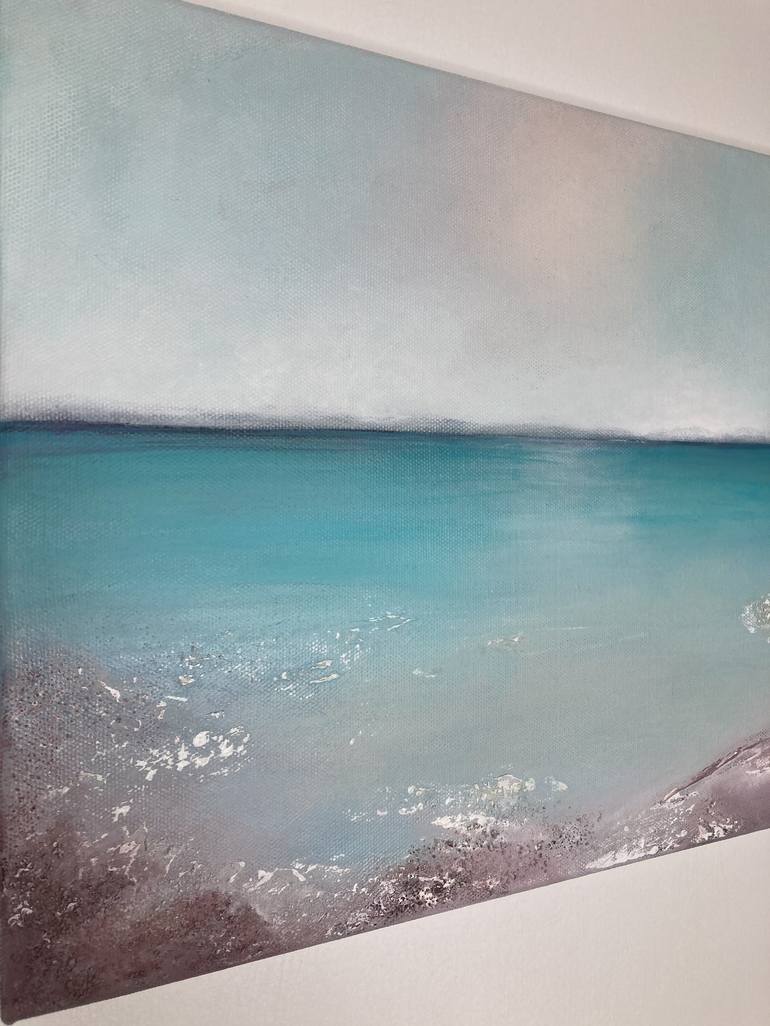 Original Fine Art Seascape Painting by Mea Simon