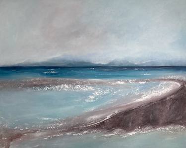 Original Abstract Seascape Paintings by Mea Simon