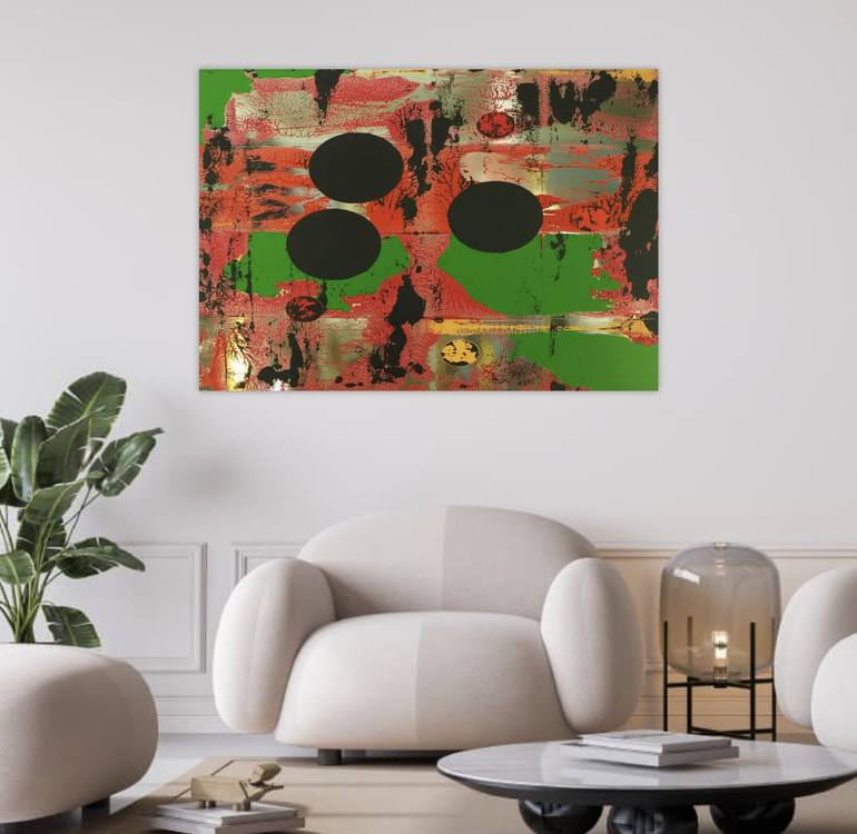 Original Modern Abstract Painting by Klaus Decker