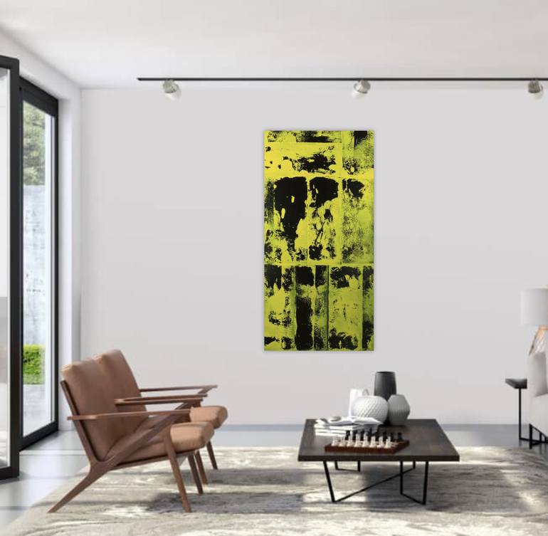 Original Modern Abstract Painting by Klaus Decker