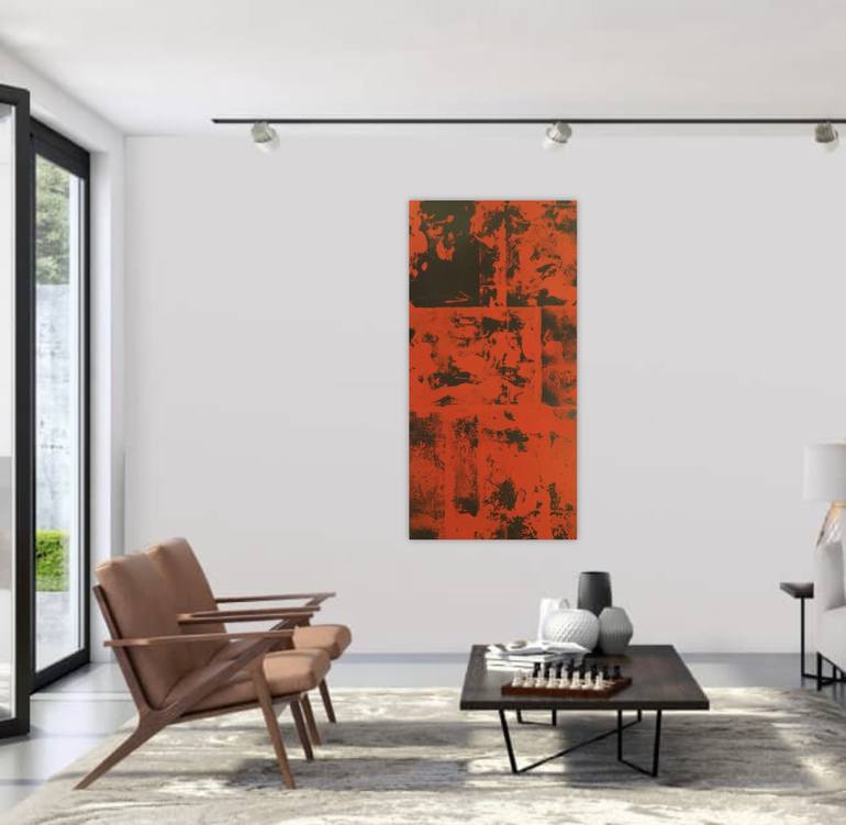 Original Abstract Painting by Klaus Decker