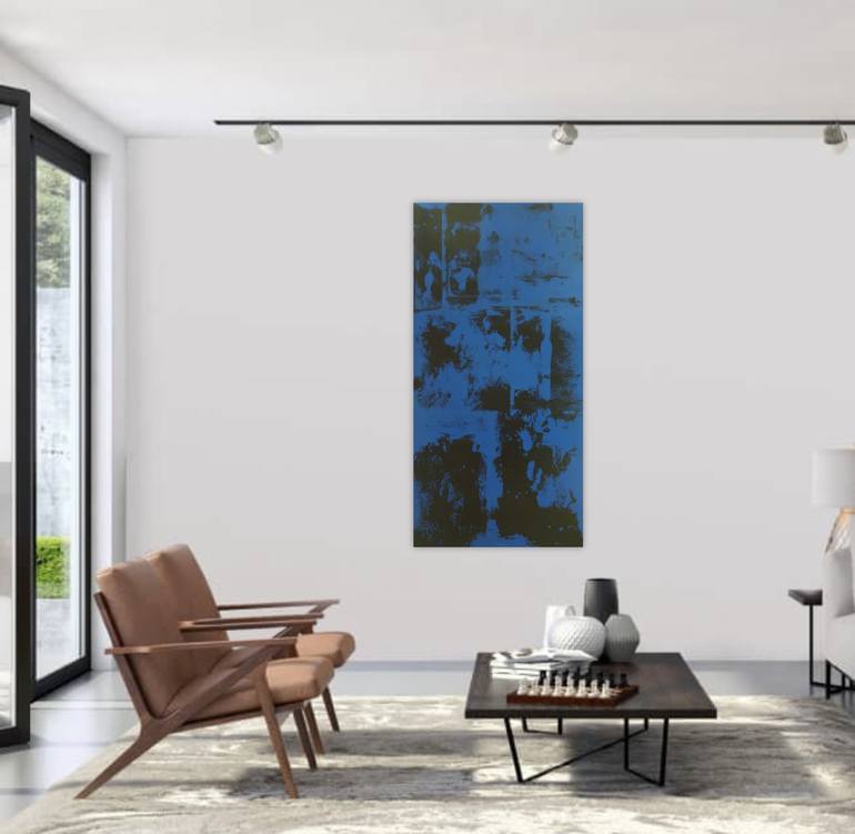 Original Modern Abstract Painting by Klaus Decker