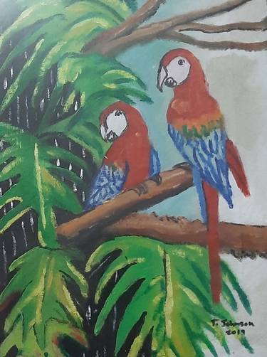 Parrot painting thumb
