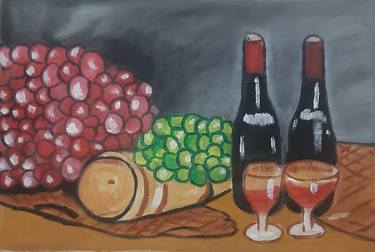 Original Art Deco Food Paintings by TYRONE Johnson