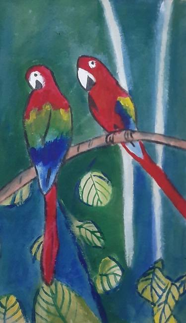 Original Art Deco Animal Paintings by Tyrone Johnson