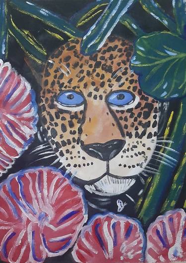 Original Art Deco Animal Paintings by TYRONE Johnson