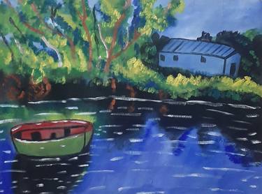 Jamaica black river painting thumb