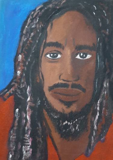 Original Art Deco Portrait Paintings by Tyrone Johnson