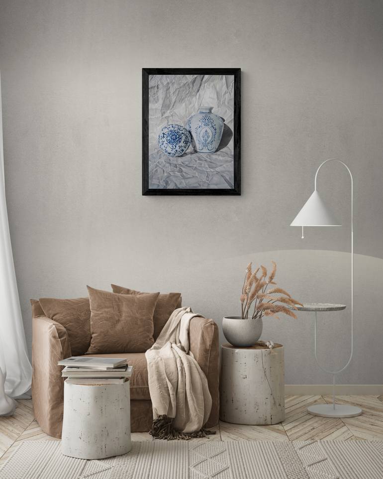 Original Contemporary Home Painting by Mieke Maes