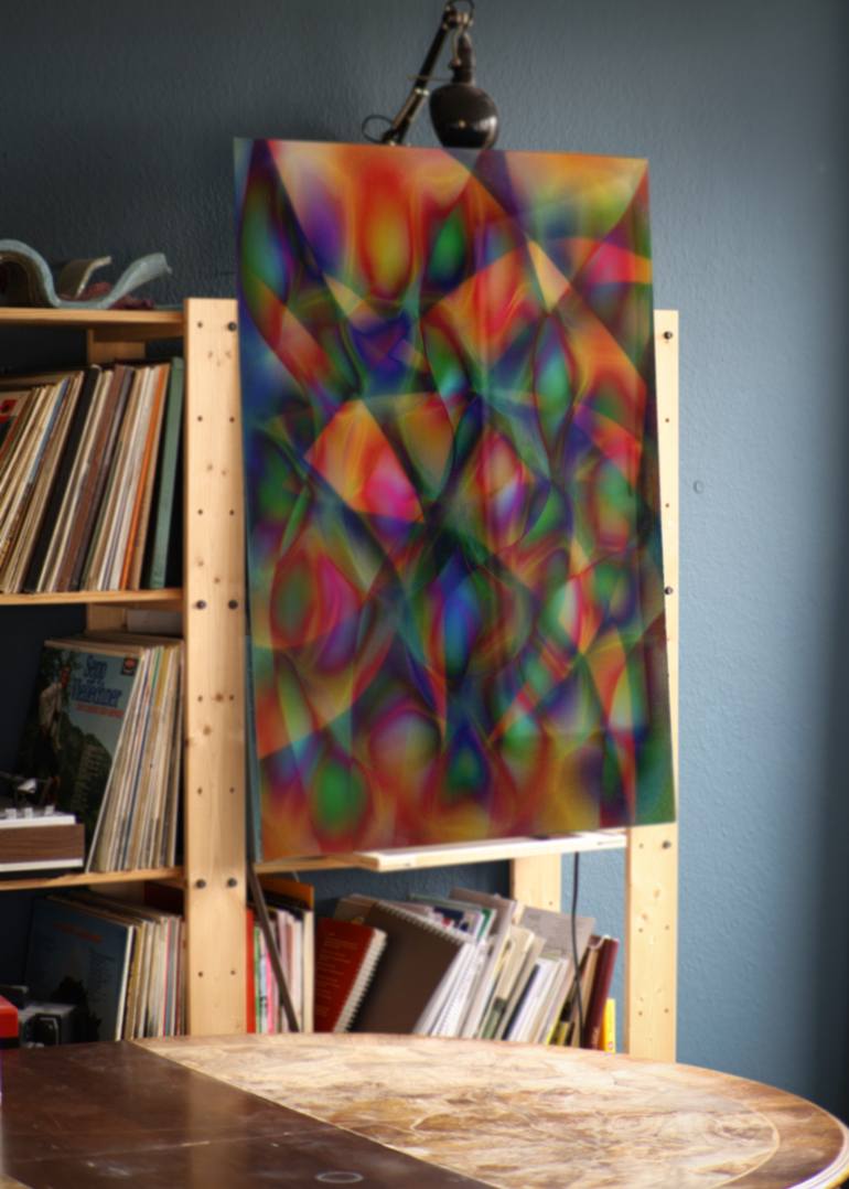 Original Modernism Abstract Painting by Shayan Afshari Azad