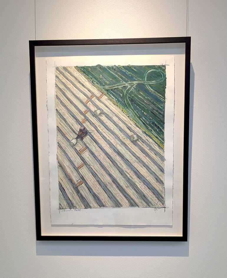 Original Classicism Landscape Mixed Media by Hugh Dewitte