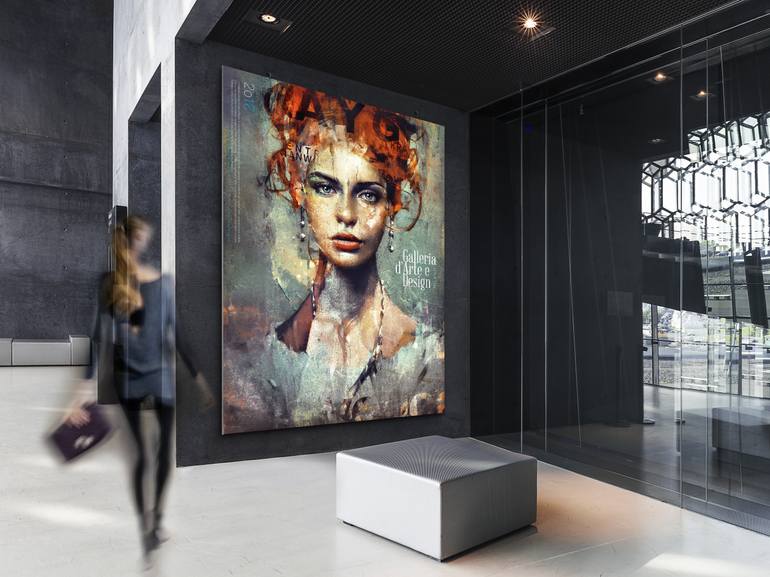 Original Figurative People Painting by Creadhoc Art