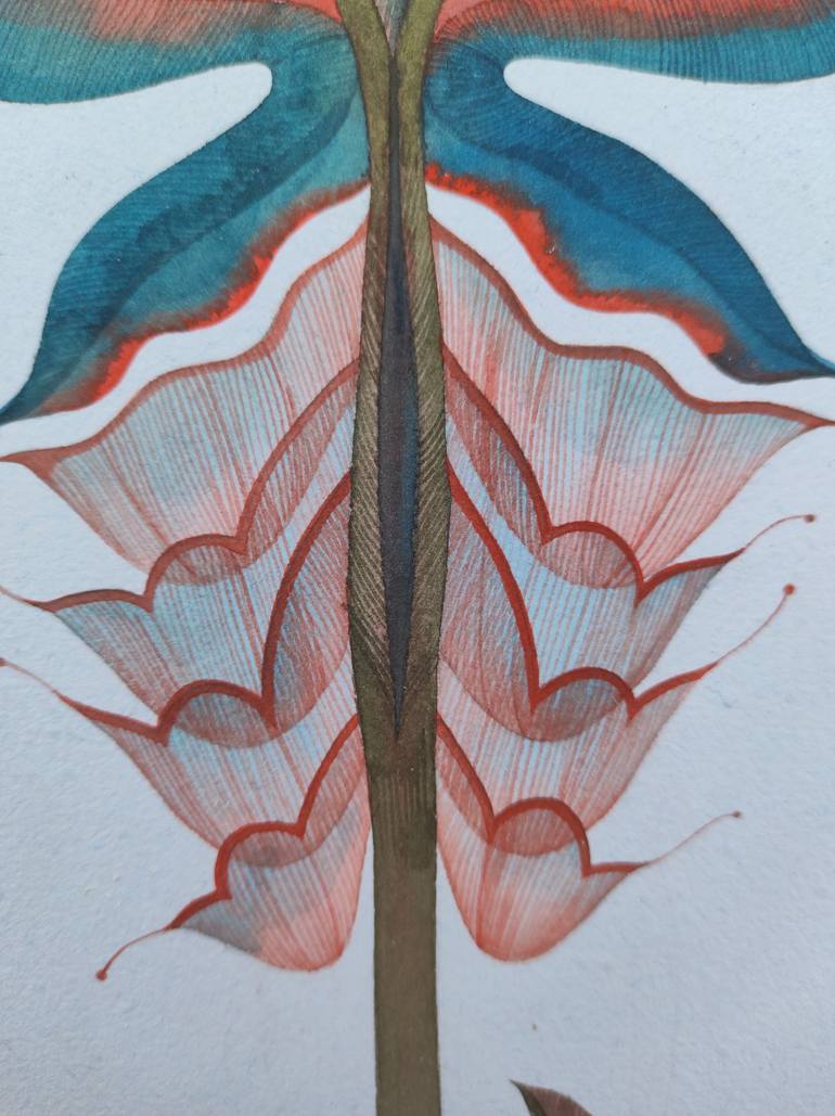 Original Illustration Botanic Painting by Yanina Symonenko