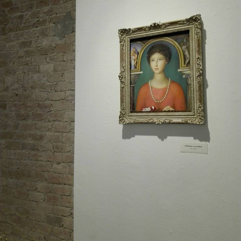 Original Figurative Women Painting by Alfonso Rocchi