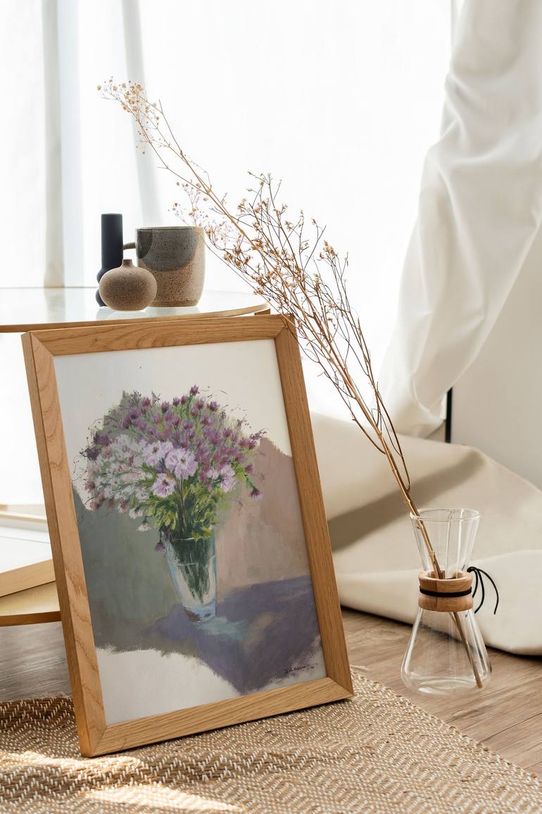 Original Realism Floral Painting by Julia Kalinceva