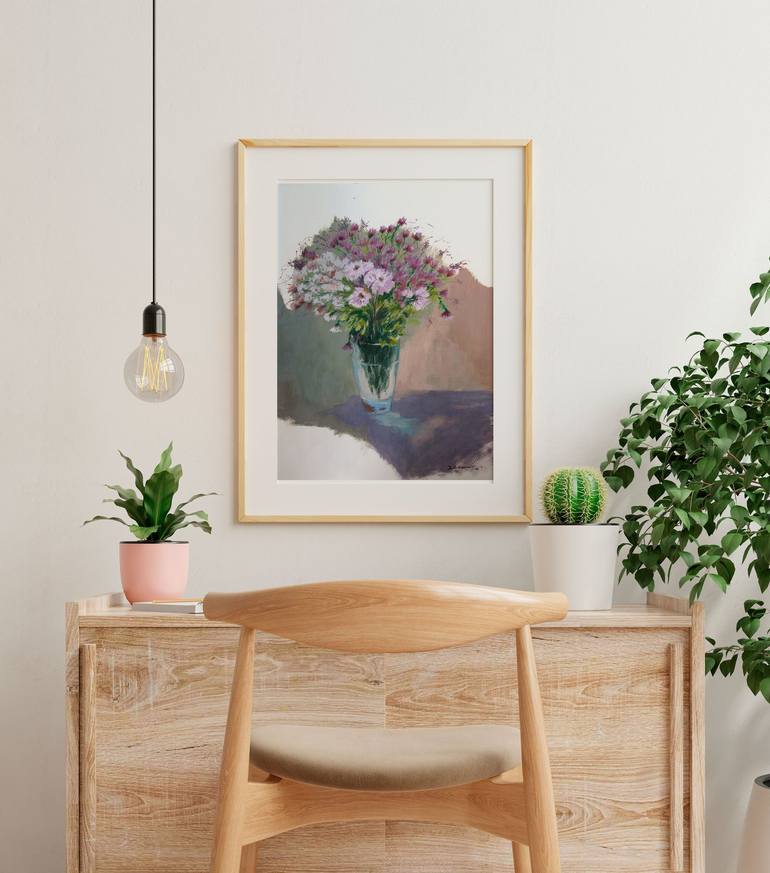 Original Realism Floral Painting by Julia Kalinceva